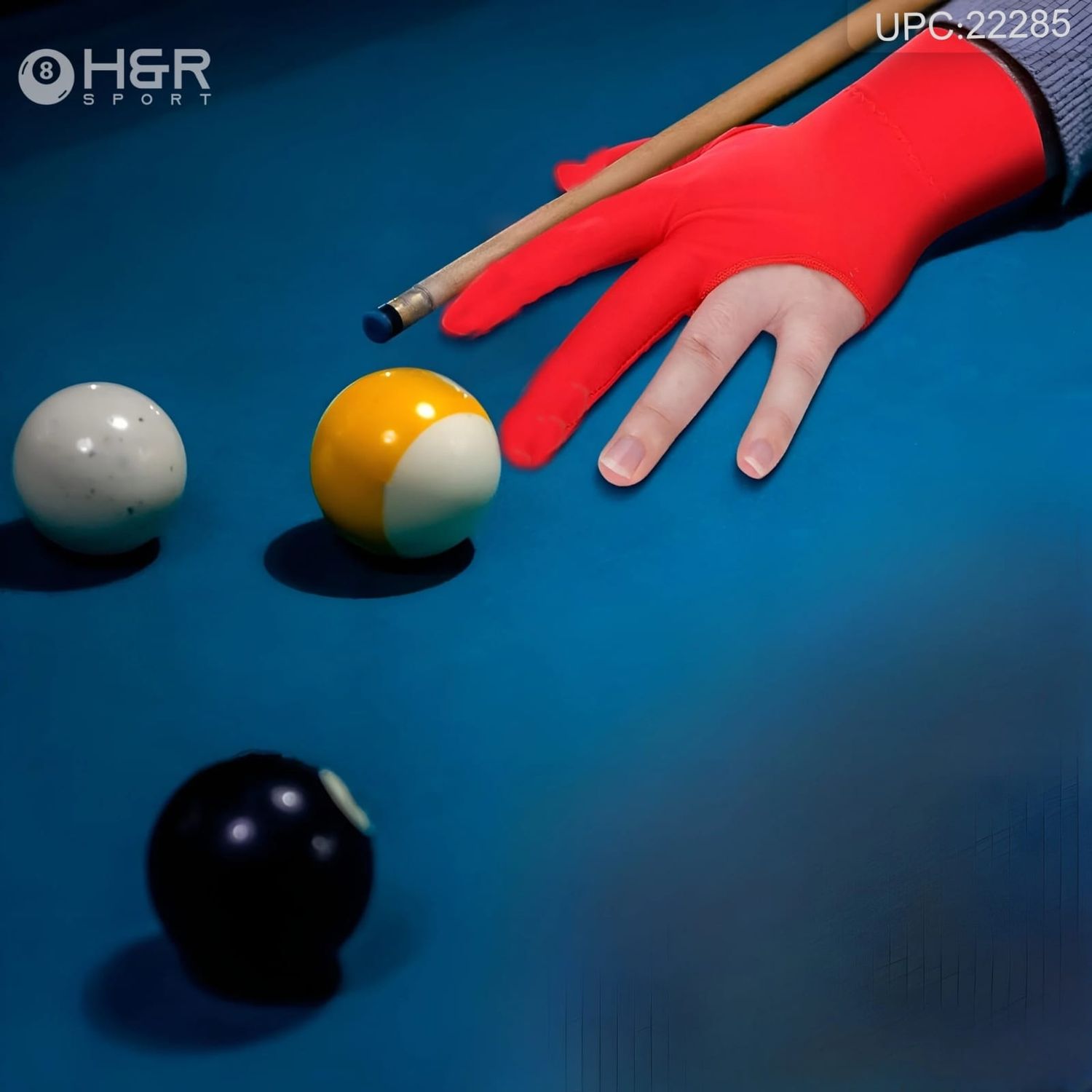 كفوف بلياردو احمر @