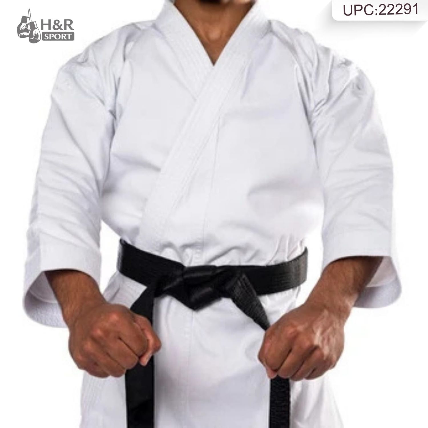 حزام كراتيه اسود وسط @