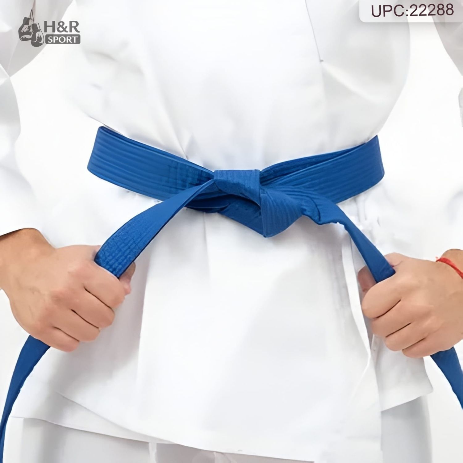 حزام كراتيه خفيف ازرق @