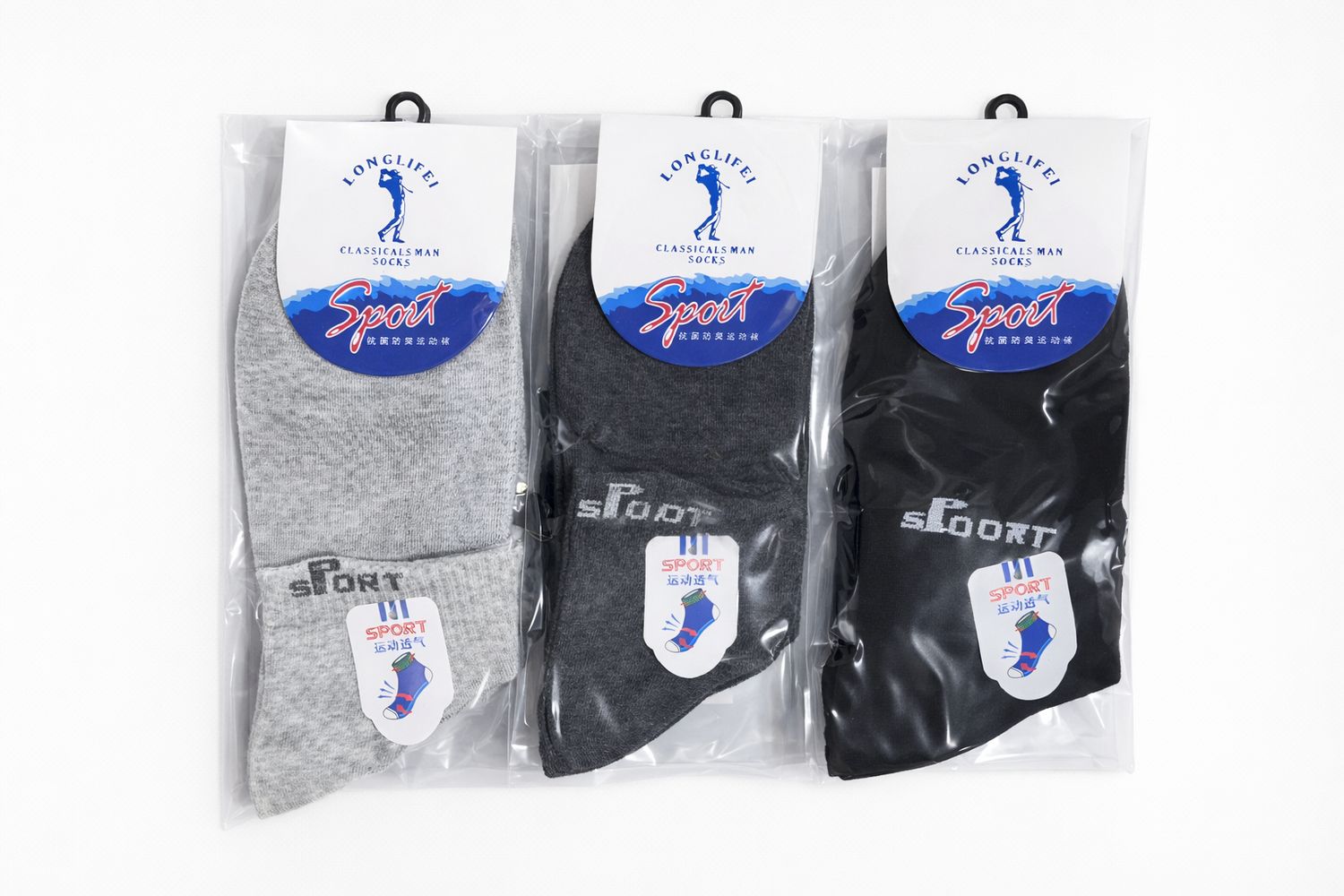 جرابات قطن عالي الجودة بالدزينة 4#