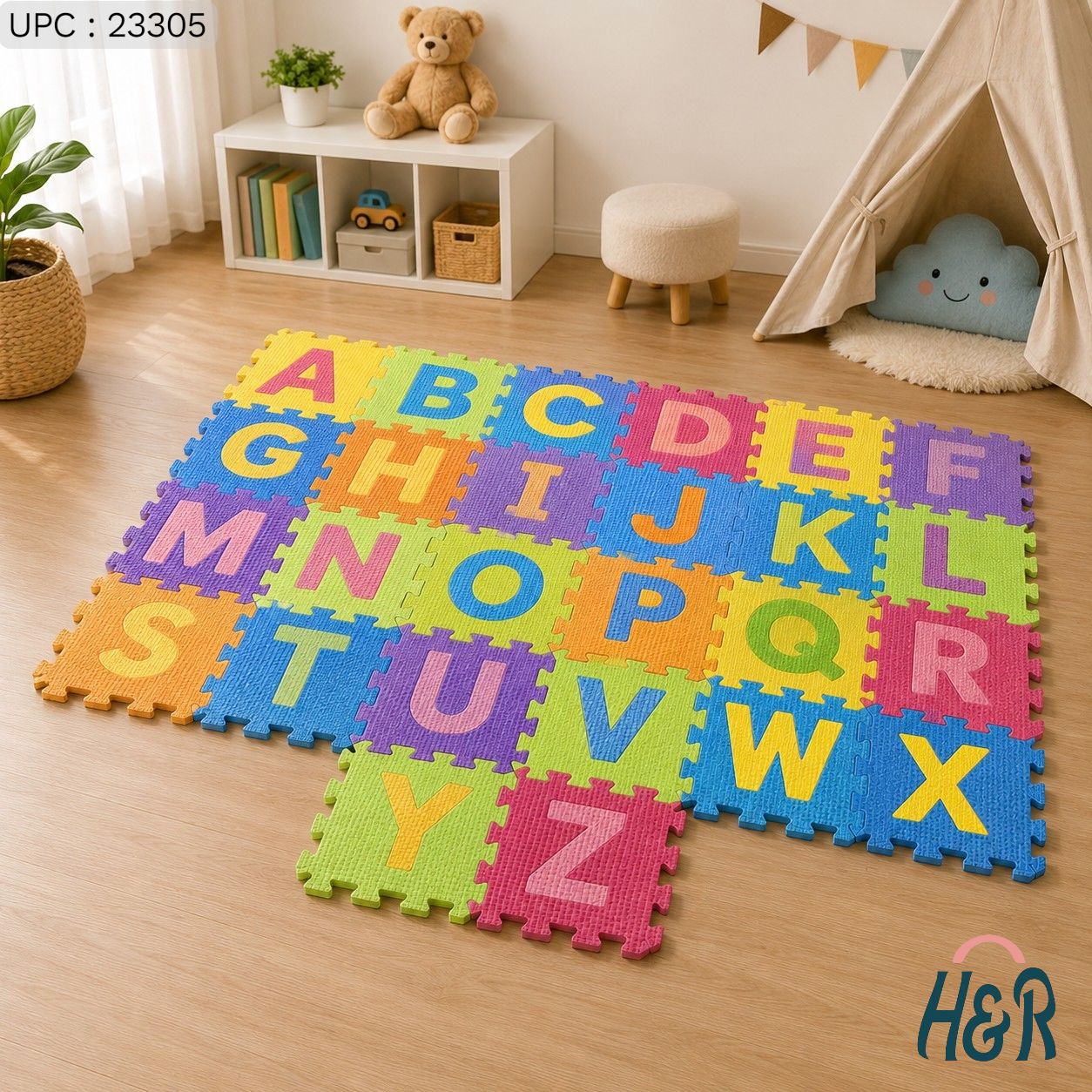 أرضية فوم أطفال حروف 30cm*8mm @