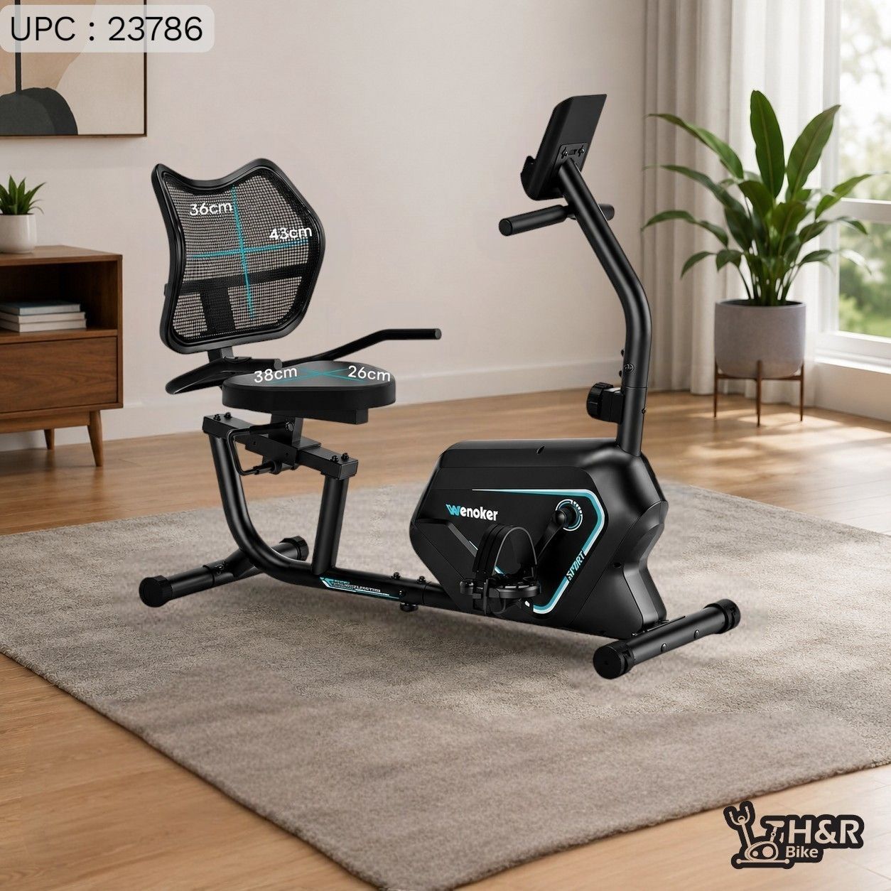 دراجة تمرين ثابتة (Recumbent Exercise Bike)✓