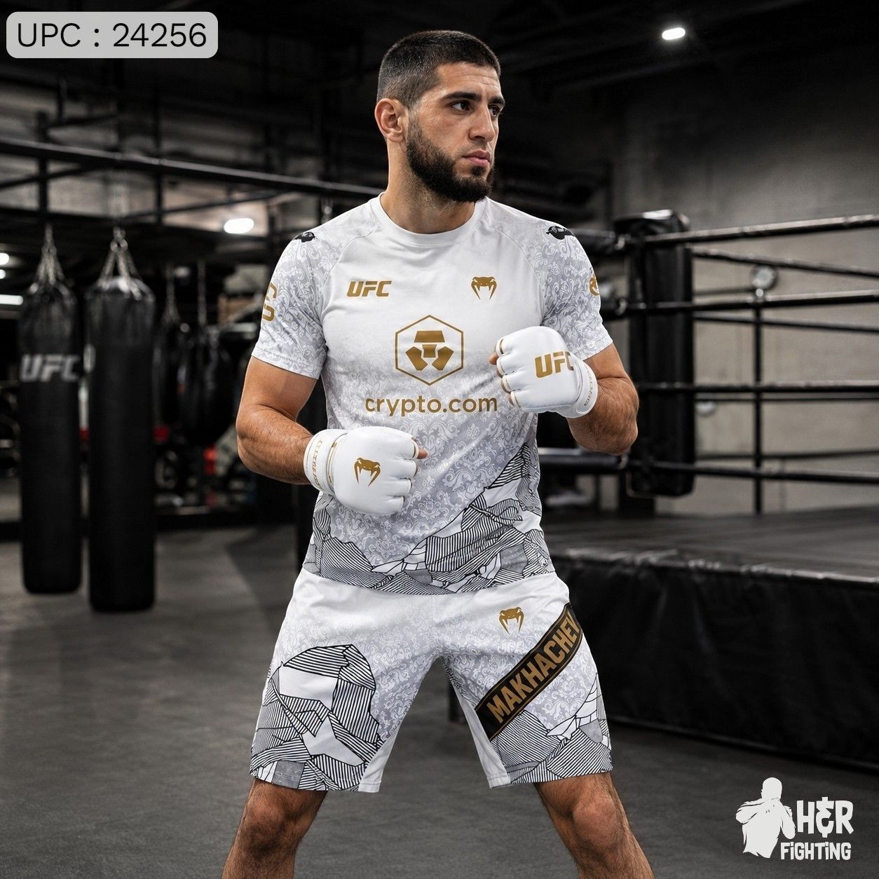 طقم Boxing UFC ابيض *