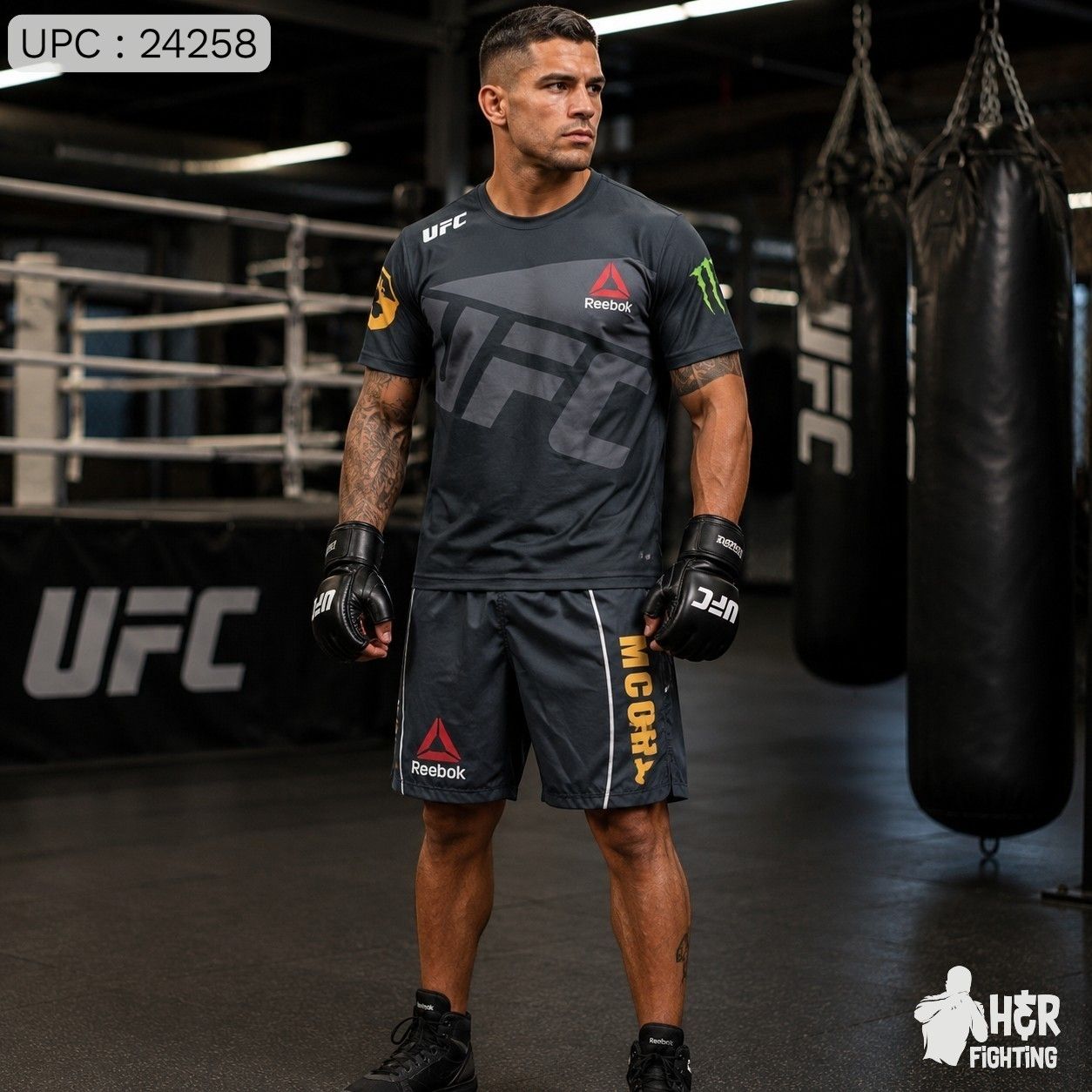 طقم Boxing UFC  اسود*