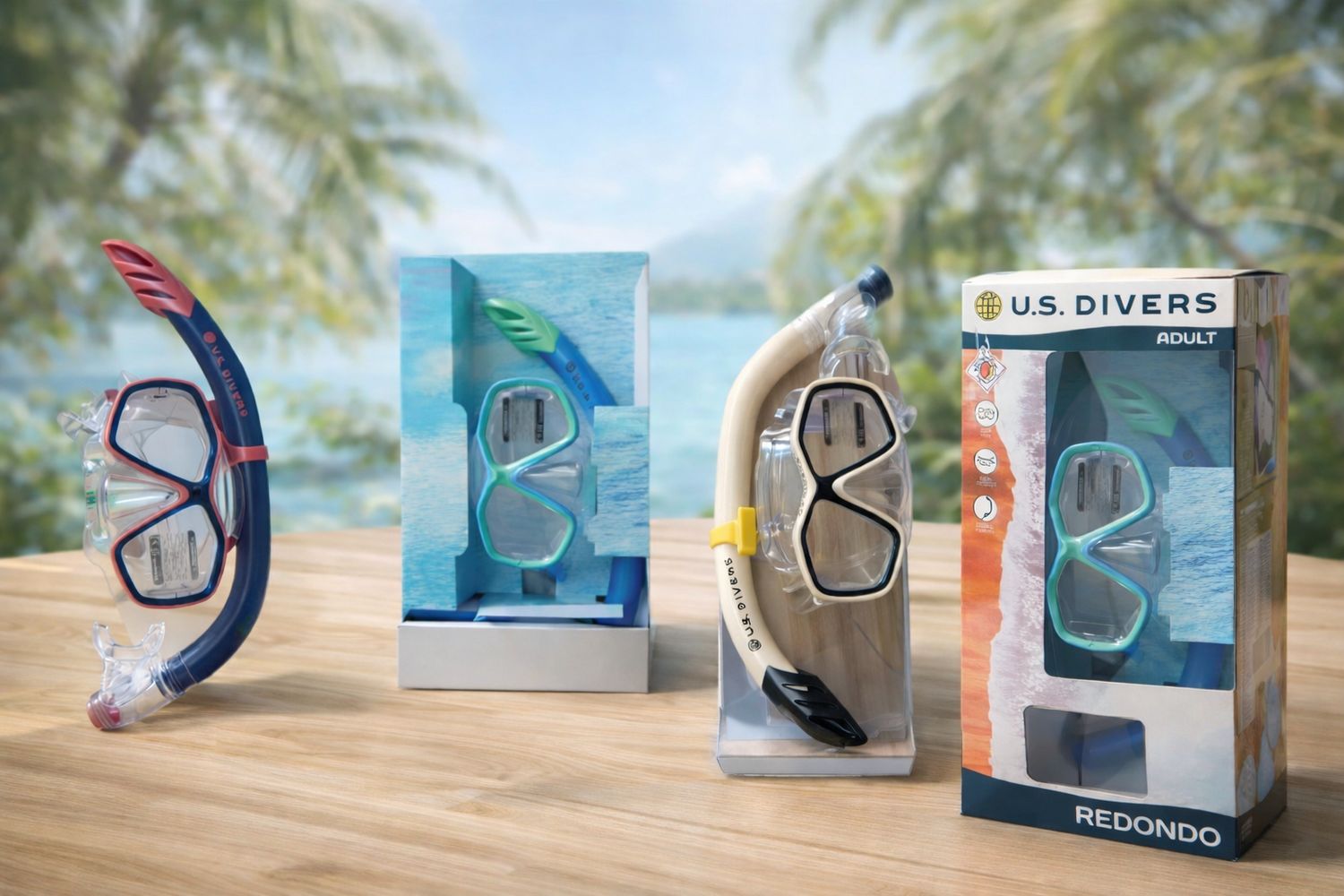 نظارة سباحة (طقم غوص) ✓