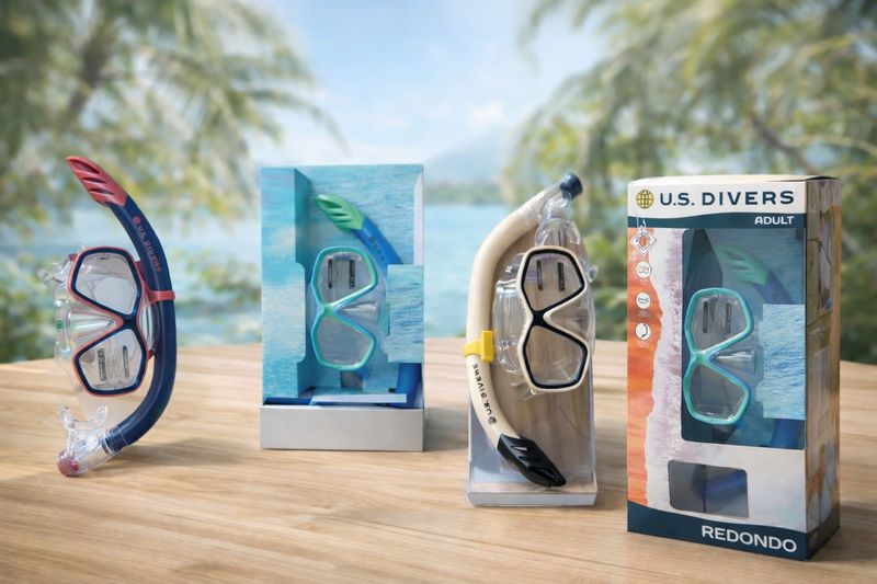 نظارة سباحة (طقم غوص) ✓