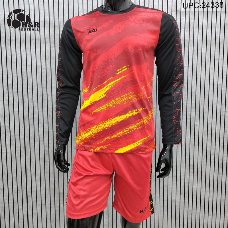 طقم كم طويل رجالي أحمر JAKO ✓