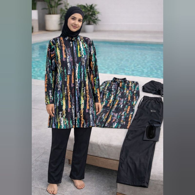 طقم سباحة شرعي Water proof  NEW  SW105 ✓