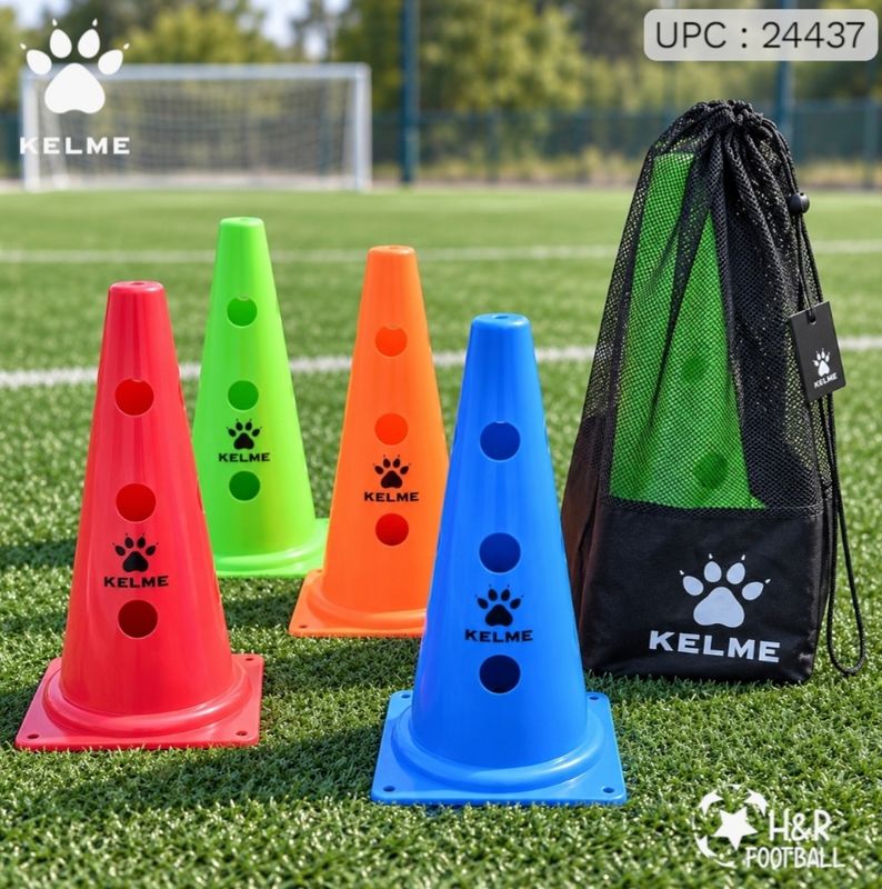 طقم أقماع تدريب مخرمة 10 قطع KELME (38*19CM)  *