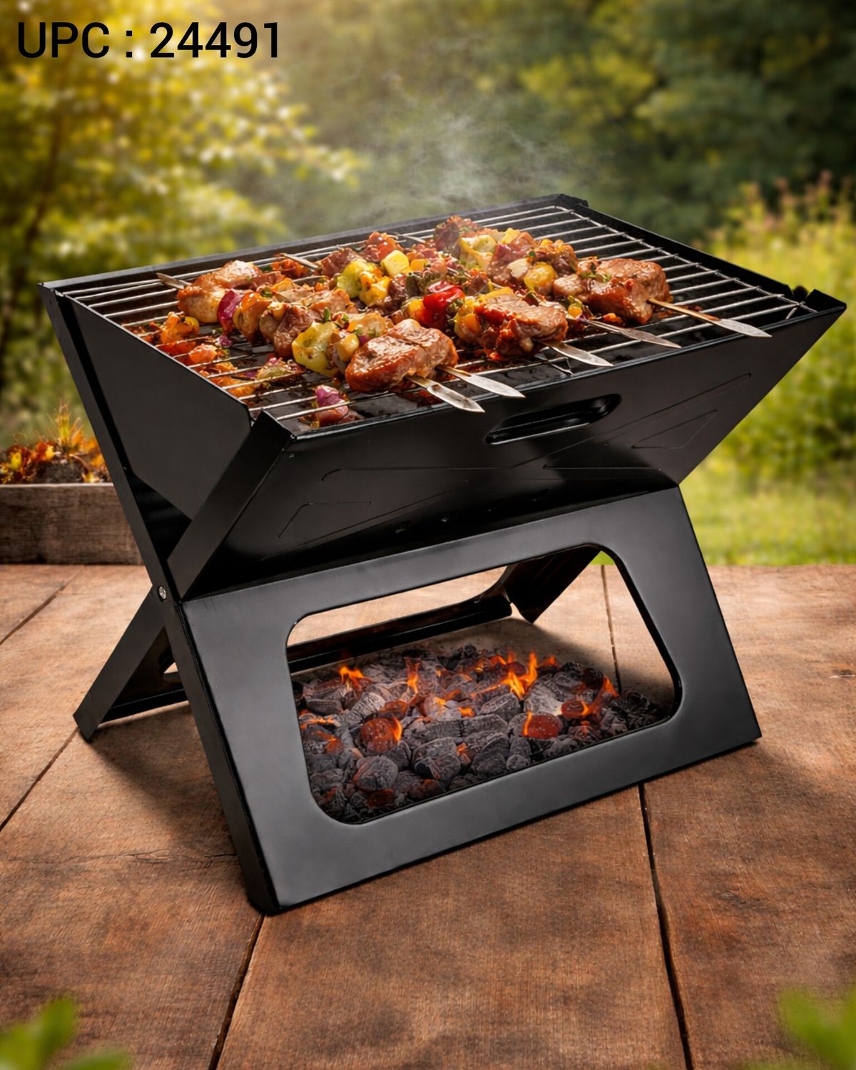 منقل شواء محمول قابل للطي ✓