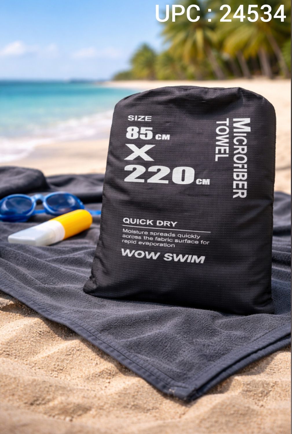 منشفة سباحة سريعة الجفاف (CM220*85) ✓