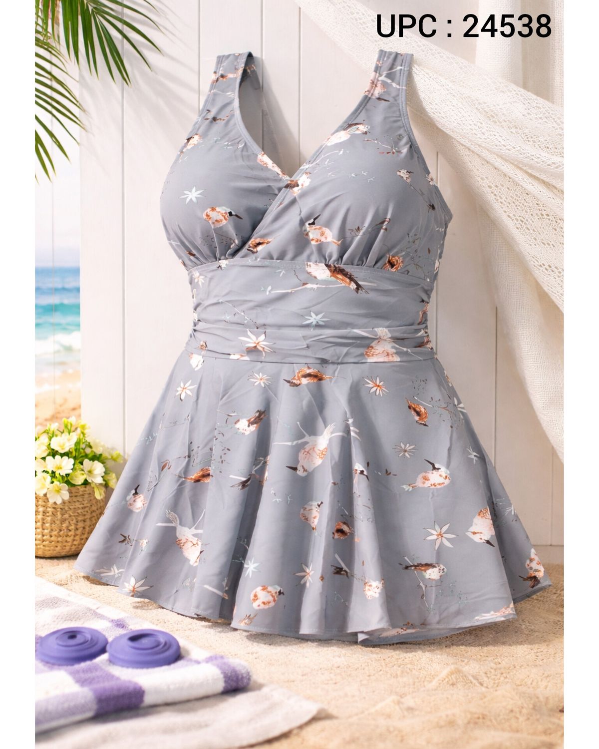 مايوه سباحة ستاتي فستان NEW ✓