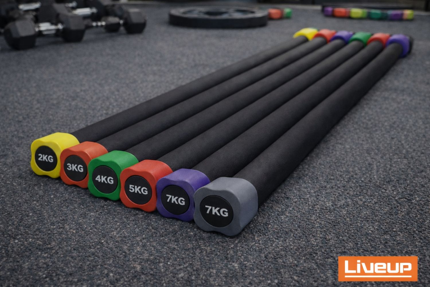 بار بيل وزن LIVE UP أصلي من الشركة 1kg ✓