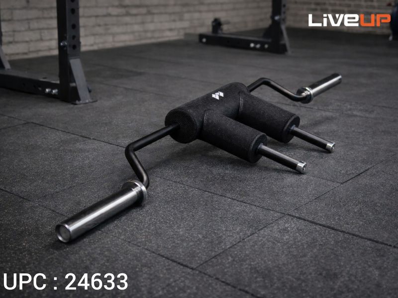 بار سكوات للكتف والظهر بدون ملقط– LIVE UP ✓