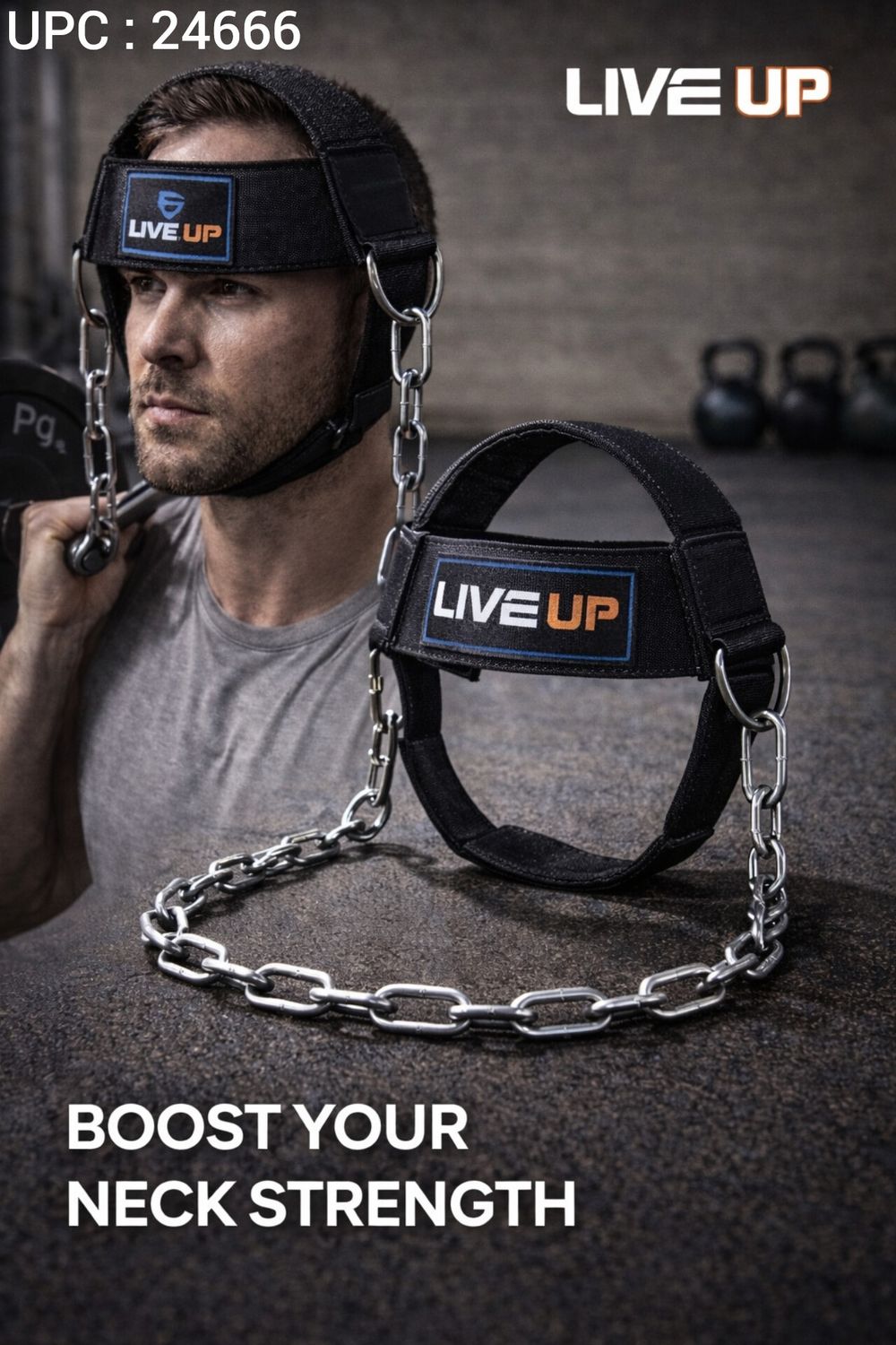 حزام وزن الرأس - LIVE UP ✓