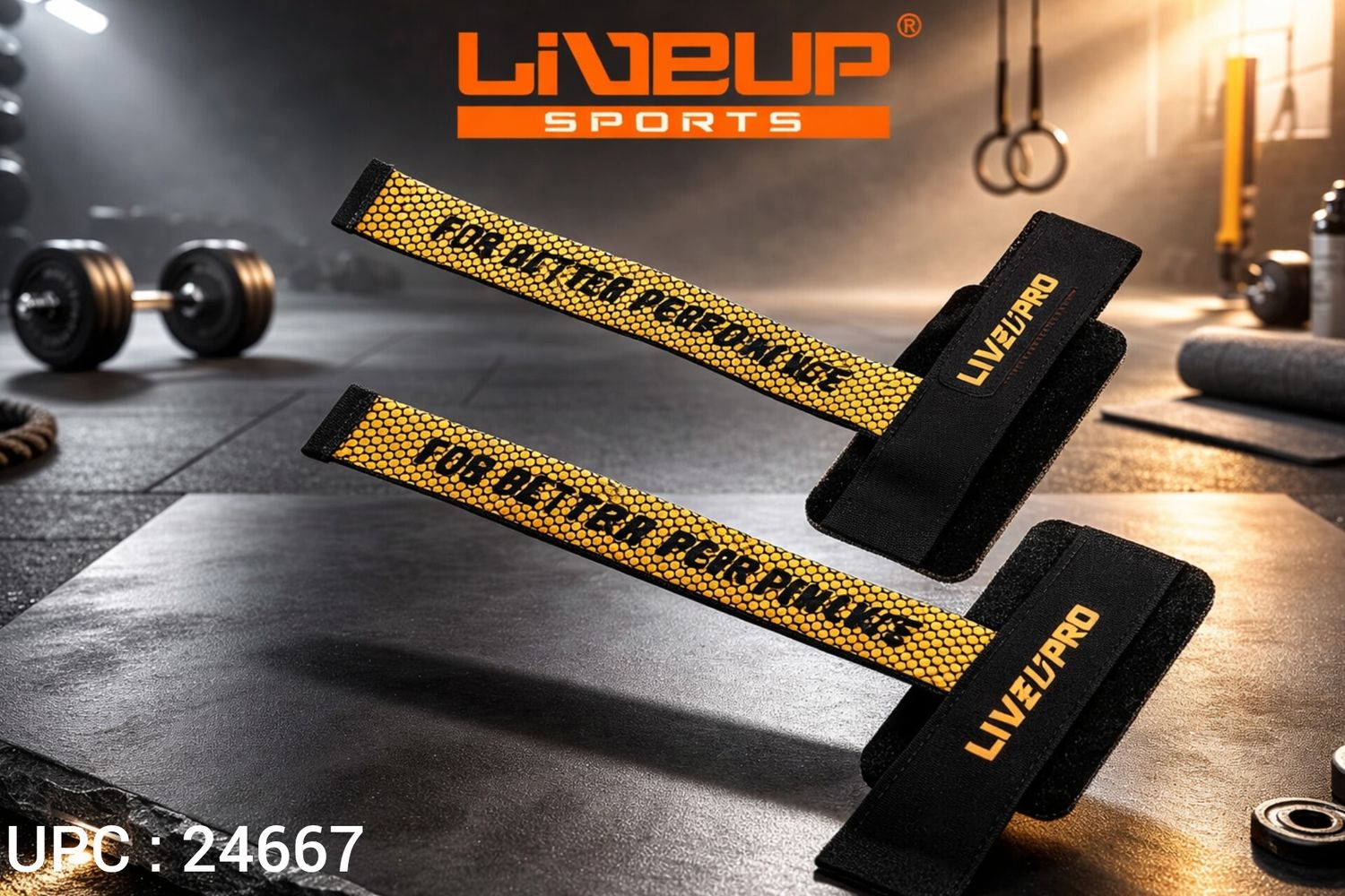 مربط المعصم للرفع الثقيل – LIVE UP