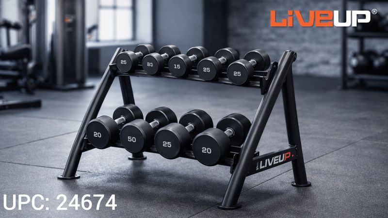 ستاند دامبلز 5 زوج LIVE UP  أصلي من الشركة ✓