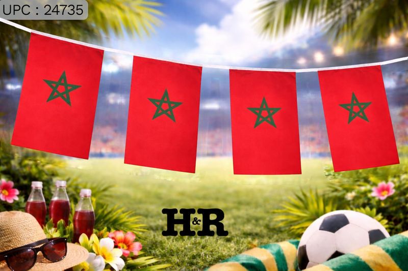 راية بعلم المغرب ✓