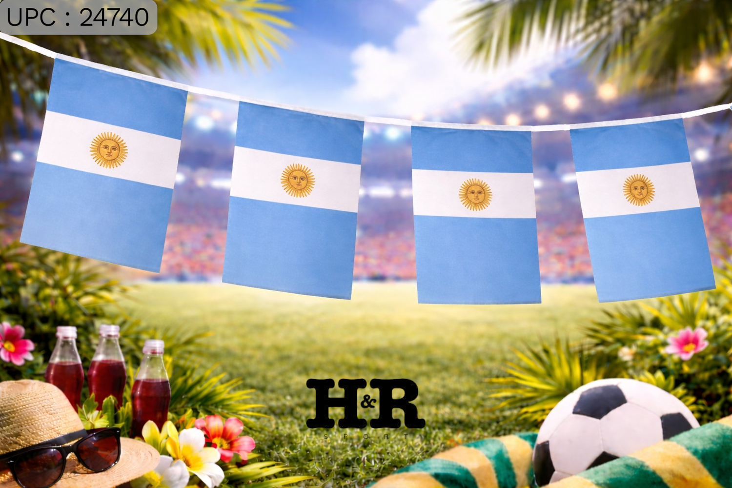 راية بعلم الأرجنتين ✓