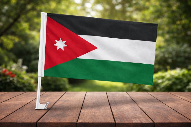 علم الأردن للسيارة