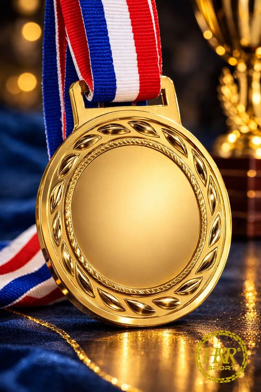 ✓ ميدالية صحن فارغ ذهبي NEW