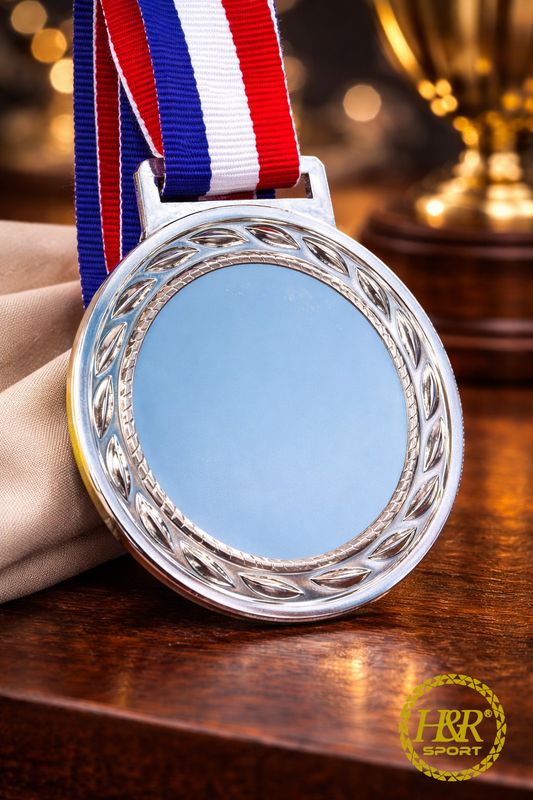 ✓ ميدالية صحن فارغ فضي NEW