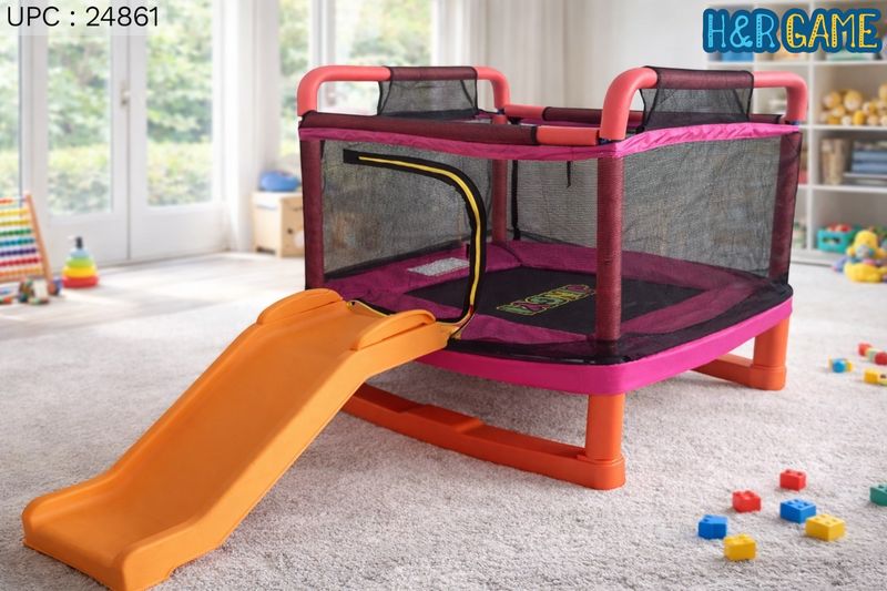 ترامبولين رياضي للأطفال 132*130 CM ✓ 