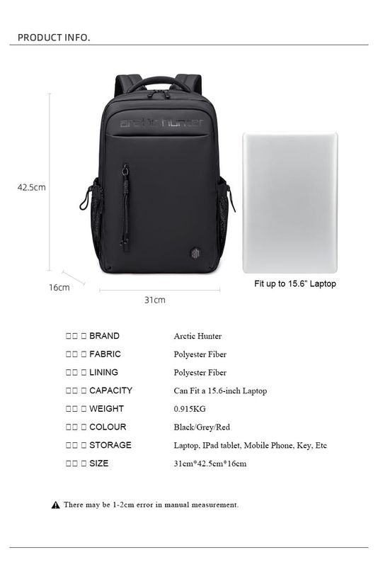 حقيبة ARCTIC HUNTER (Onyx)