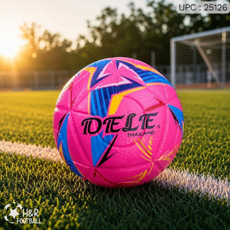 كرة Dele تايلندي أصلي من الشركة Pink Ball A050 نمرة 4✓
