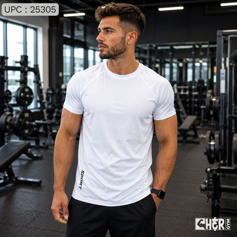 تيشيرت رياضي White *