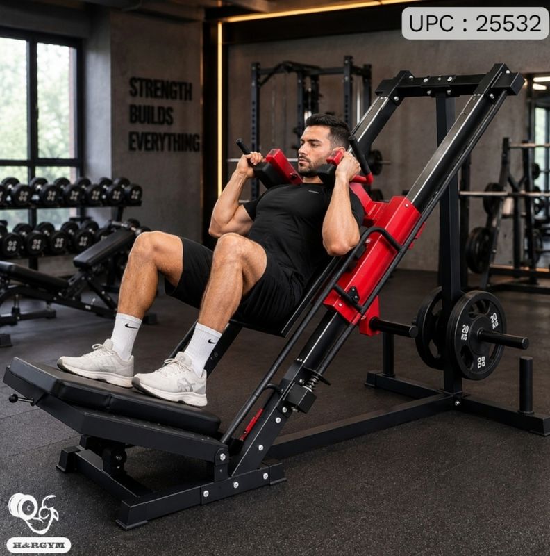 هاك سكوات W756 (Hack Squat &amp; Leg Press Machine) ✓