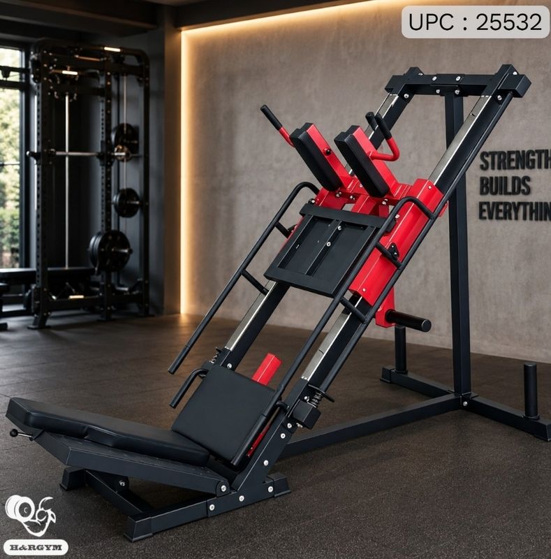 هاك سكوات W756 (Hack Squat &amp; Leg Press Machine) ✓