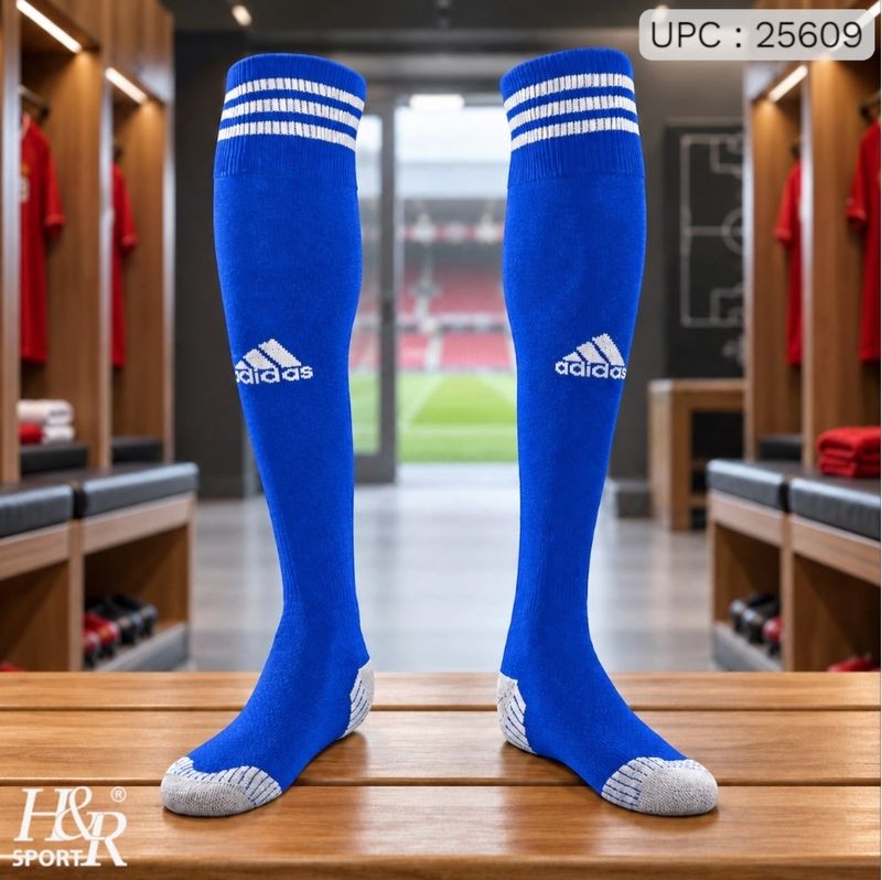 جرابات قدم رجالي طويل اديداس Blue