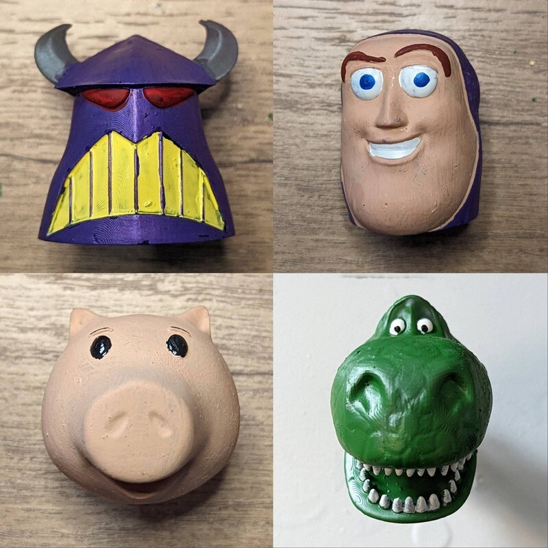 Toy Story Style Unique Style Gold Silver Copper Black Door Knobs Cabinet Cupboard Drawer Pulls