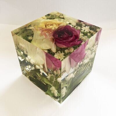 Cube Wedding Flower Preservation