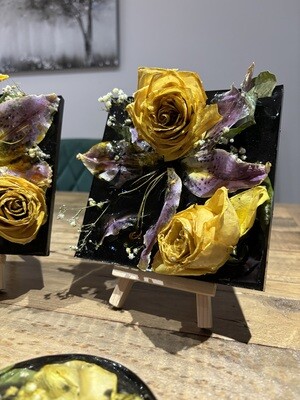 Flower Resin Plaques