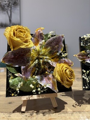 Flower Resin Plaques