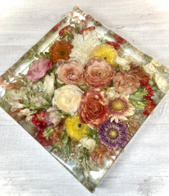 Square Wedding Flower Preservation (450mm)