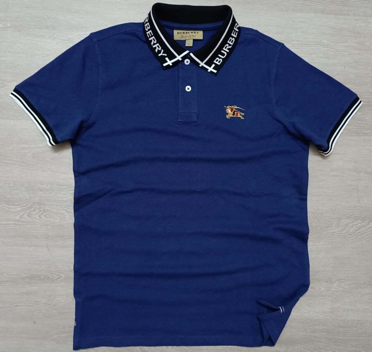 Premium polo T-shirt Black color B-003