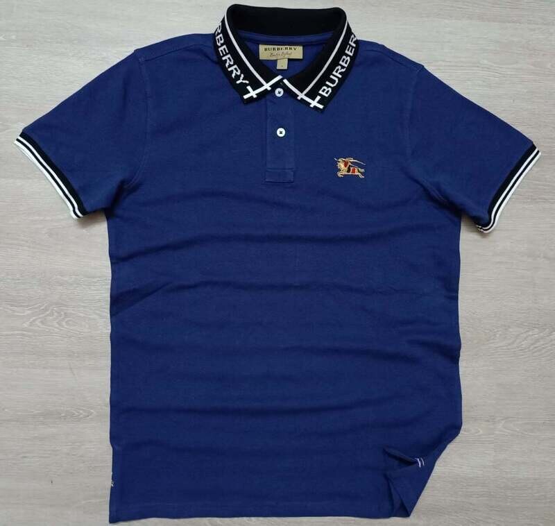 Premium polo T-shirt Black color B-003