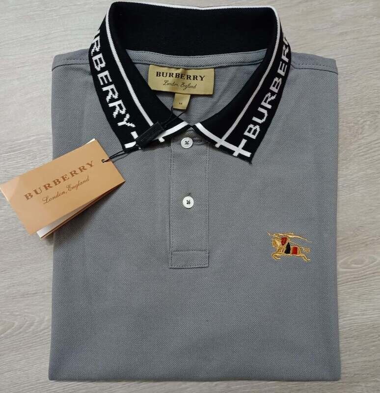 Premium polo T-shirt Black color B-002