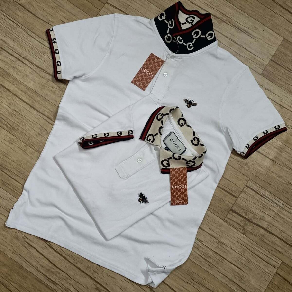 Premium polo T-shirt Black color G-001