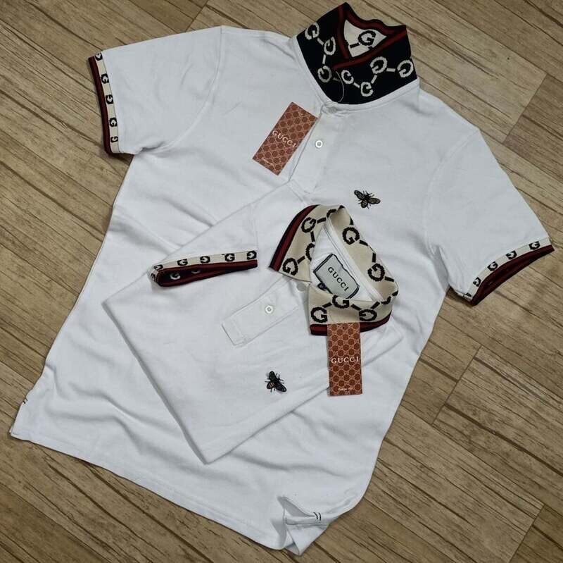 Premium polo T-shirt Black color G-001