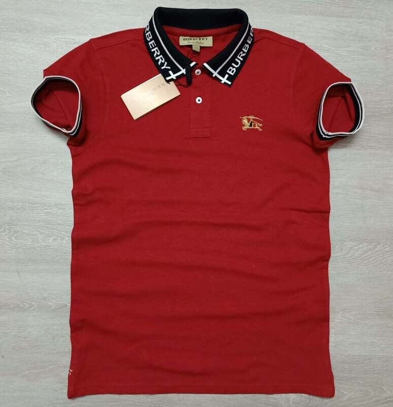 Premium polo T-shirt Black color B-001