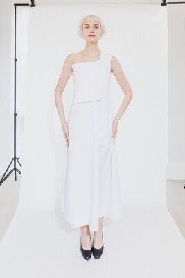 Asymmetric Origami Dress