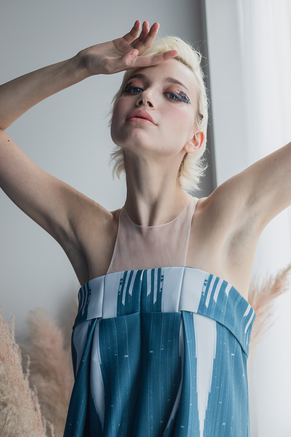 Flared Origami Jumpsuit