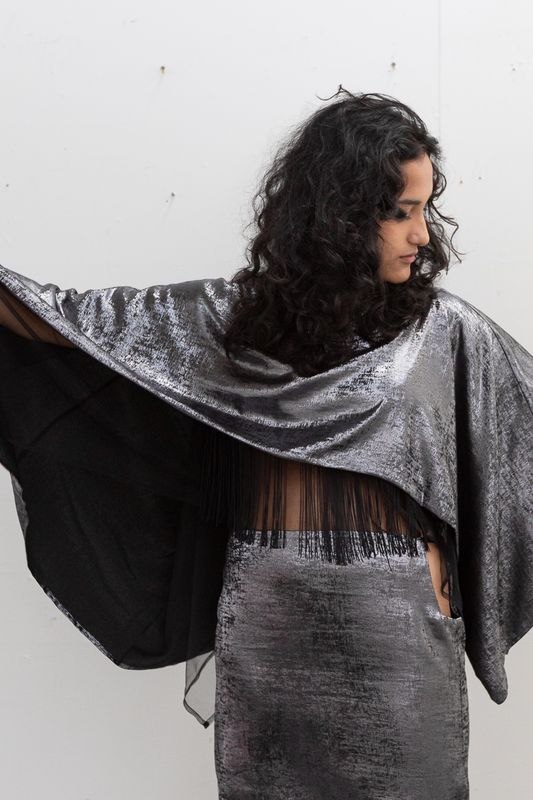 Luna Short Layered Dress with Tassel