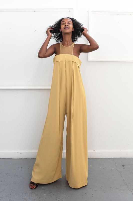 Playful Origami Jumpsuit