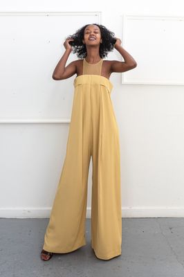 Playful Origami Jumpsuit