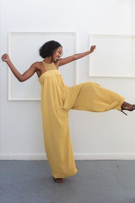 Playful Origami Jumpsuit